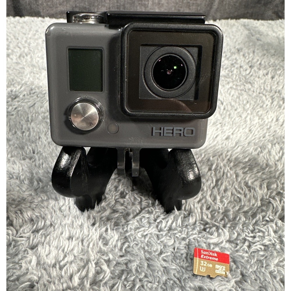GoPro Hero HWBL1 CHDHA-301 Waterproof HD Action Camera W/ 32 GB SD Card